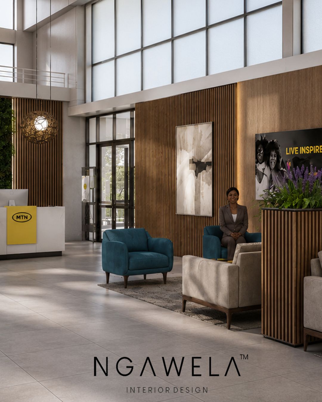 MTN HEAD OFFICE: RECEPTION & SERVICE CENTER REVAMP 3 1 2